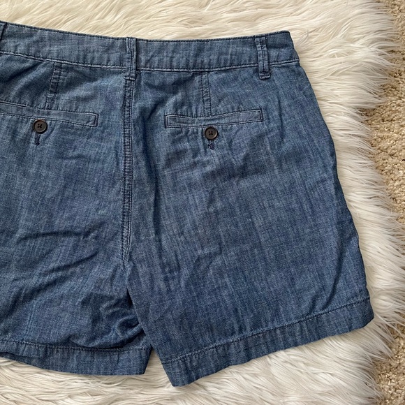 {A New Day} Chambray Shorts in Blue - Womens 4 - Picture 9 of 12